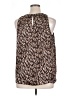 Vince Camuto 100% Polyester Brown Sleeveless Blouse Size XL - photo 2