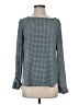 Ann Taylor LOFT 100% Polyester Teal Long Sleeve Blouse Size S - photo 1