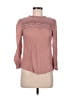 E&M Collection Pink Long Sleeve Blouse Size M - photo 1