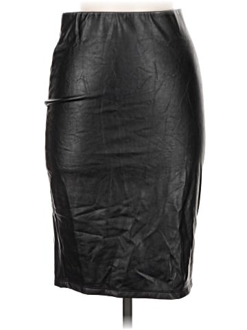 Shinestar Faux Leather Skirt (view 1)