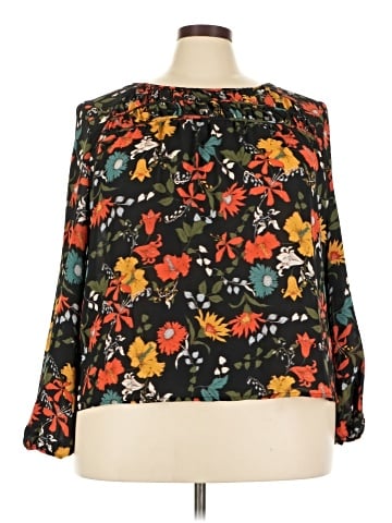 Gibson Long Sleeve Blouse (view 1)