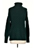 Nine West Solid Green Turtleneck Sweater Size S - photo 1