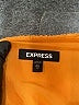 Express 100% Polyester Orange Sleeveless Blouse Size XS - photo 7
