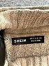 Shein 100% Polyester Tan Turtleneck Sweater Size 6 - photo 7