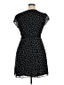 Elle 100% Polyester Hearts Black Casual Dress Size 14 - photo 2