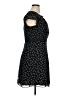 Elle 100% Polyester Hearts Black Casual Dress Size 14 - photo 4
