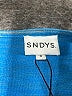 SNDYS. 100% Viscose Blue Cocktail Dress Size S - photo 7