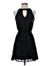 Socialite 100% Polyester Hearts Black Cocktail Dress Size XS - photo 1