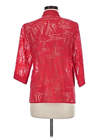 Alfred Dunner 3/4 Sleeve Button-Down Shirt (view 2)