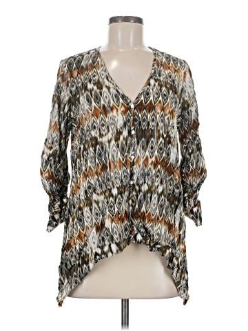 Karen Kane 3/4 Sleeve Blouse (view 1)