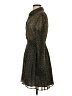 BCBGeneration 100% Polyester Print Green Casual Dress Size S - photo 5