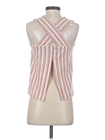 Madewell Boucl&eacute; Stripe Cross-Back Tank Top (view 2)
