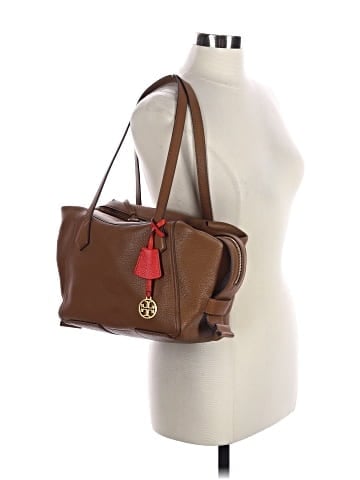 Tory Burch Leather Satchel (view 2)