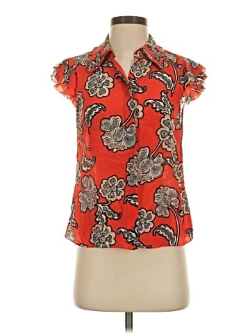 Alice + Olivia Sleeveless Silk Top (view 1)