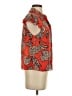 Alice + Olivia 100% Silk Orange Sleeveless Silk Top Size S - photo 4