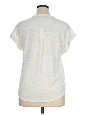 Cable & Gauge Short Sleeve Blouse (view 2)