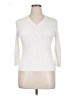 Croft & Barrow 100% Cotton Ivory Pullover Sweater Size XL Petite - photo 1