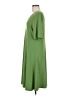 Susan Graver Solid Green Casual Dress Size M - photo 5