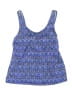 L.L.Bean Paisley Blue Swimsuit Top Size 8 - photo 1