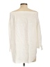 J. McLaughlin Ivory 3/4 Sleeve Blouse Size L - photo 2