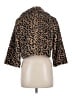 CAbi 100% Polyester Animal Print Brown Faux Fur Jacket Size M - photo 2