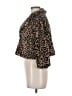 CAbi 100% Polyester Animal Print Brown Faux Fur Jacket Size M - photo 5
