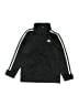 Adidas 100% Polyester Black Track Jacket Size 6 - photo 1