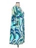 Chico's Print Blue Casual Dress Size XL - photo 4