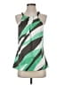 Tahari Green Sleeveless Blouse Size S - photo 1