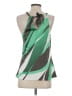 Tahari Green Sleeveless Blouse Size S - photo 2