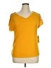 Perseption Concept Yellow Short Sleeve Top Size XL - photo 1