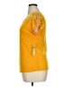 Perseption Concept Yellow Short Sleeve Top Size XL - photo 5
