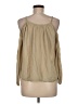 Very J 100% Rayon Tan 3/4 Sleeve Blouse Size M - photo 2