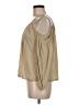 Very J 100% Rayon Tan 3/4 Sleeve Blouse Size M - photo 5