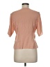 FRAME 100% Polyester Tan Short Sleeve Blouse Size M - photo 2