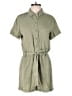 Blu Pepper Solid Green Romper Size M - photo 1