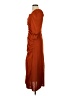 Shein 100% Polyester Orange Cocktail Dress Size 4 - photo 5