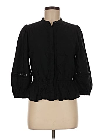 Who What Wear 3/4 Sleeve Button-Down Shirt (view 1)