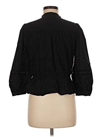 Who What Wear 3/4 Sleeve Button-Down Shirt (view 2)