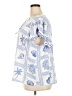 Como Blu Blue Short Sleeve Blouse Size 2X - photo 5
