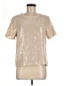 Sanctuary Metallic Gold Short Sleeve Top Size M - photo 1