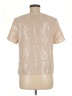 Sanctuary Metallic Gold Short Sleeve Top Size M - photo 2