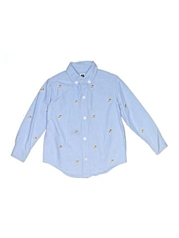 Janie and Jack Long Sleeve Button-Down Shirt (view 1)