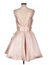 Alyce 100% Polyester Solid Orange Pink Cocktail Dress Size 12 - photo 2