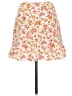 Topshop 100% Polyester Floral Pink Casual Skirt Size 8 - photo 2