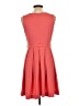 Elle Solid Orange Cocktail Dress Size 10 - photo 2