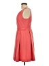 Elle Solid Orange Cocktail Dress Size 10 - photo 5