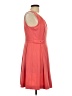 Elle Solid Orange Cocktail Dress Size 10 - photo 4