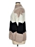 Inner Circle Inc. 100% Acrylic Chevron-herringbone Tan Turtleneck Sweater Size XL - photo 5