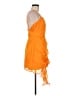 Coast 100% Polyester Orange Cocktail Dress Size 8 - photo 4